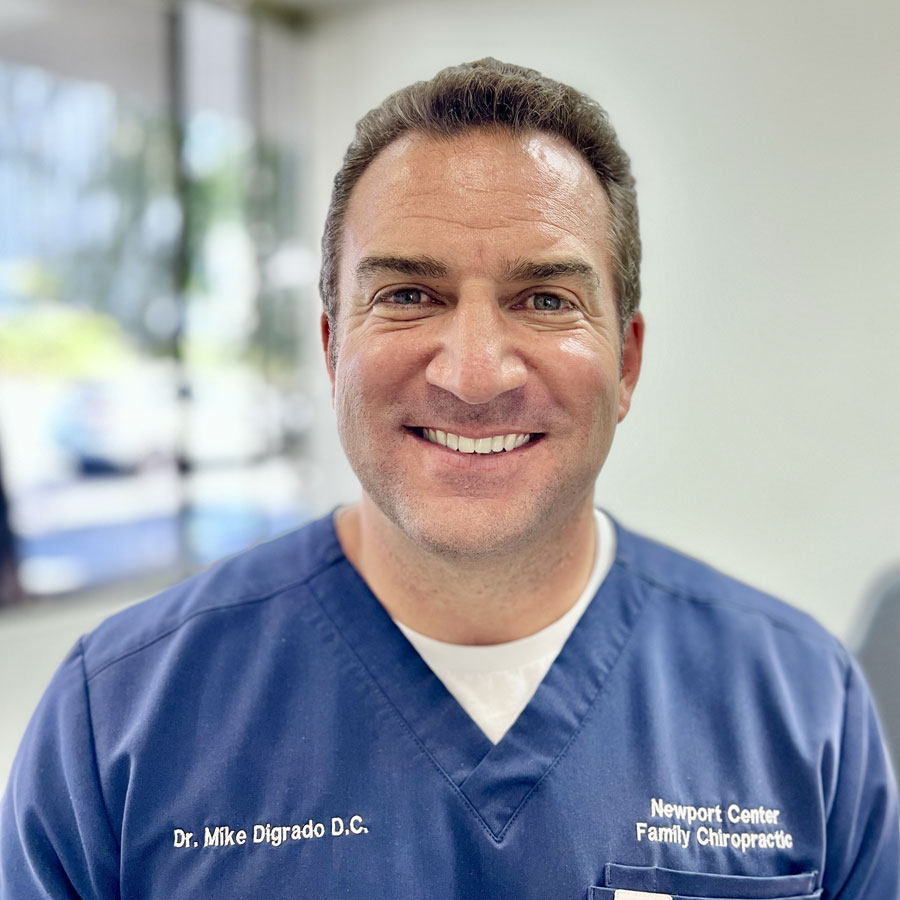 Dr Mike Digrado - Chiropractor in Newport Beach specializing in spinal decompression therapy and laser therapy for severe back pain.